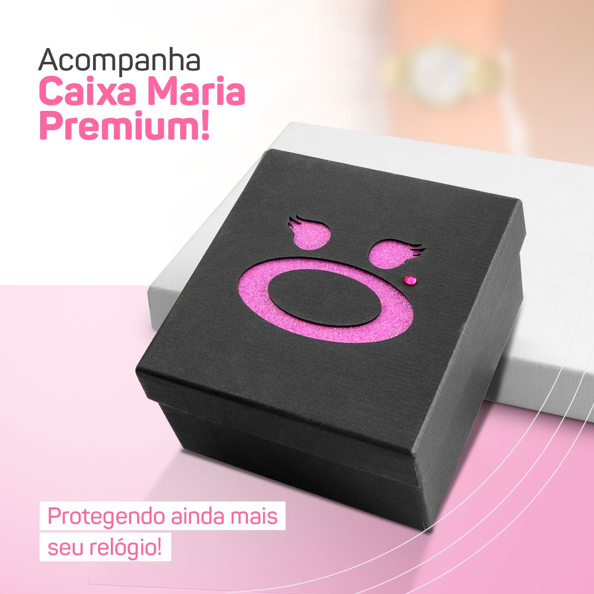 Relógio Feminino Lumia + Acessórios Grátis