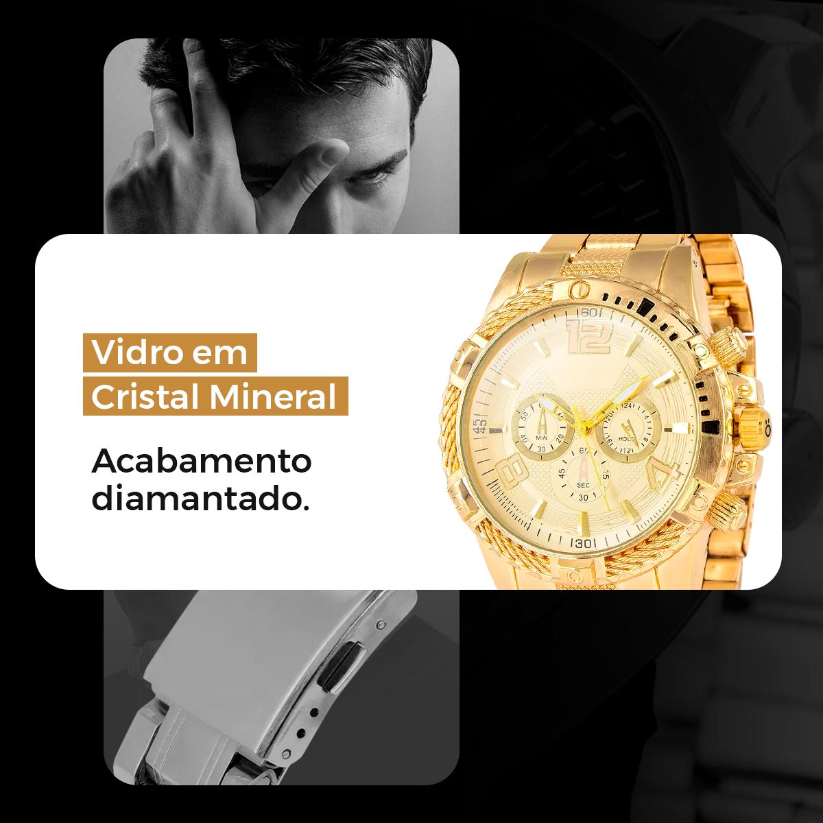 Relógio Masculino ForceX Premium + Acessórios Grátis