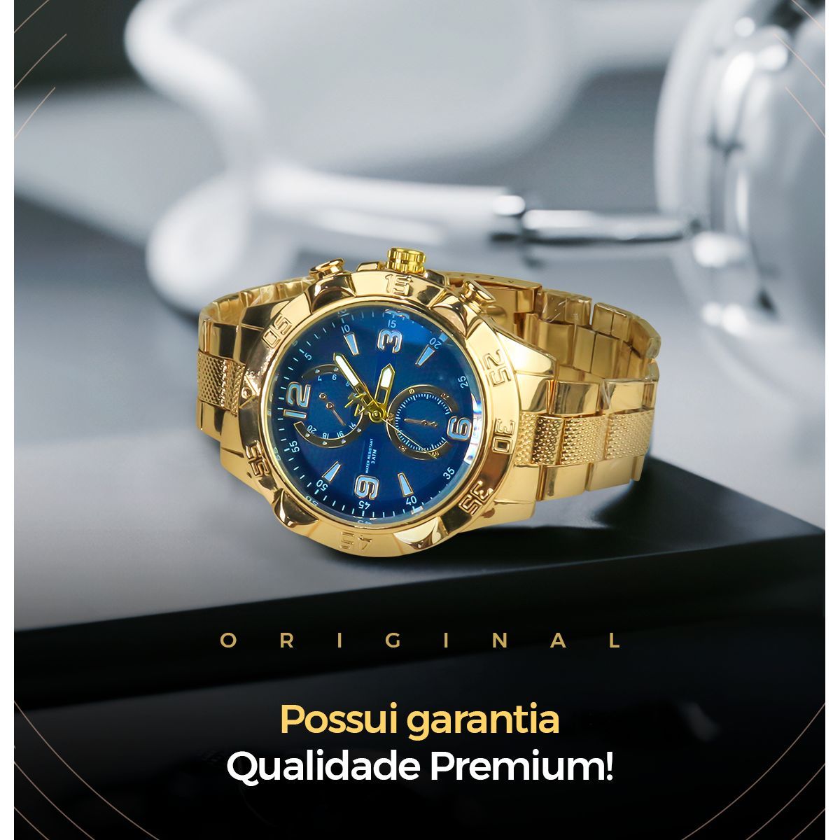 Relógio Masculino IronTime Premium + Acessórios Grátis